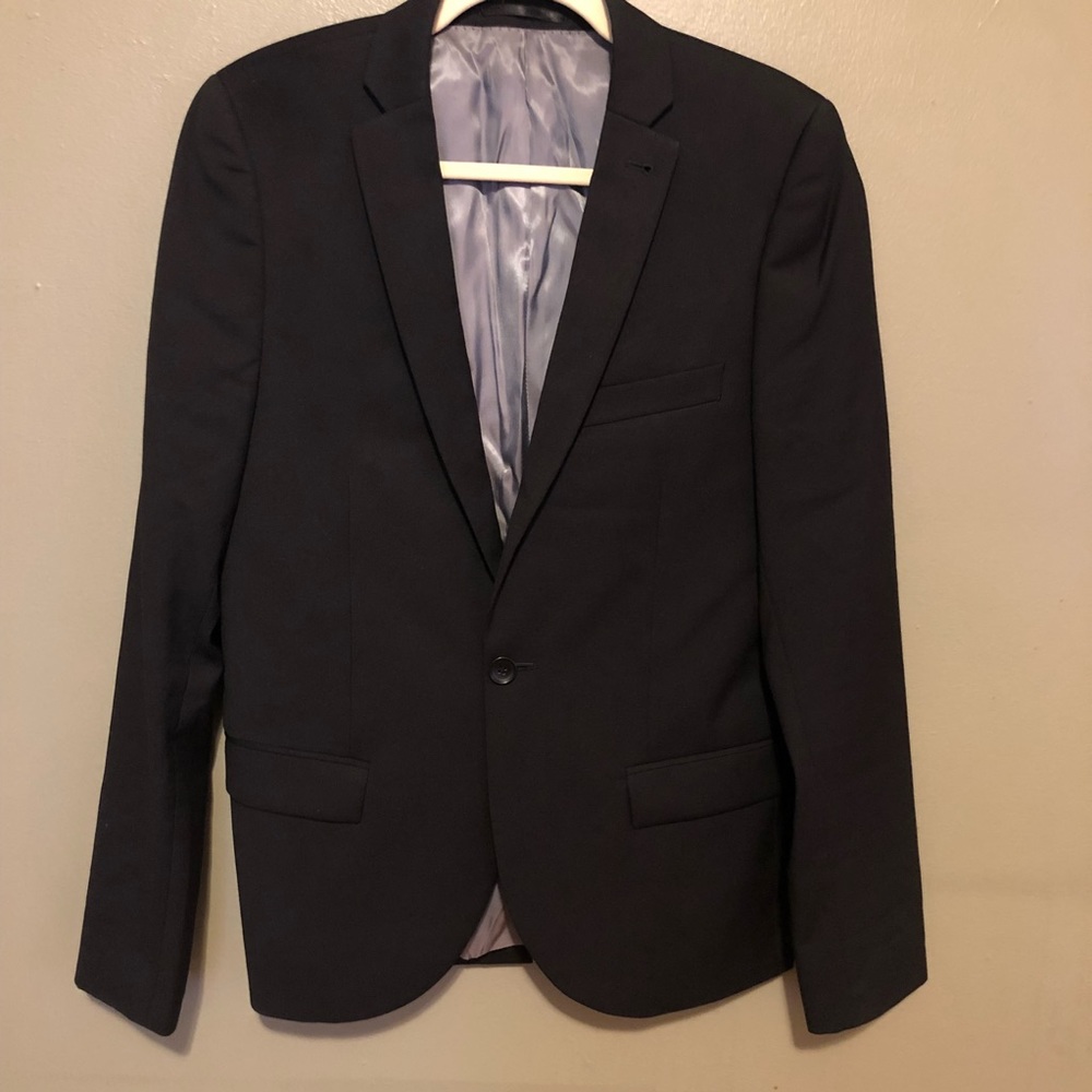 Mens Topman Black Blazer - Size 36 (NWOT)